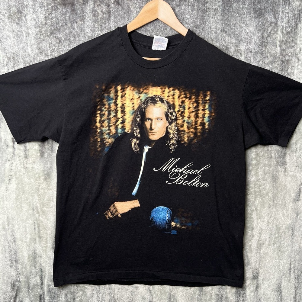 Vintage 1994 Michael Bolton World Tour T-Shirt XL - Hanes Tag Single Stitch